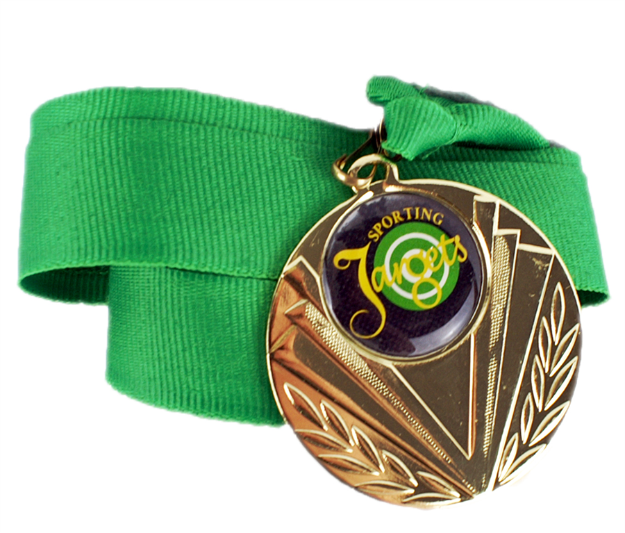 STL Basic Medal on Green Ribbon 1